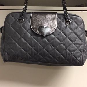 Charming Charlie grey handbag